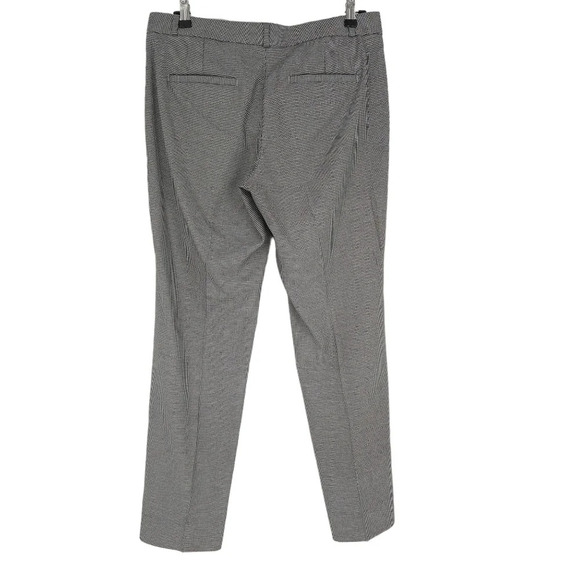 Banana Republic Ryan Slim Straight Dress Pants Black Houndstooth Trousers Slacks - Picture 4 of 8